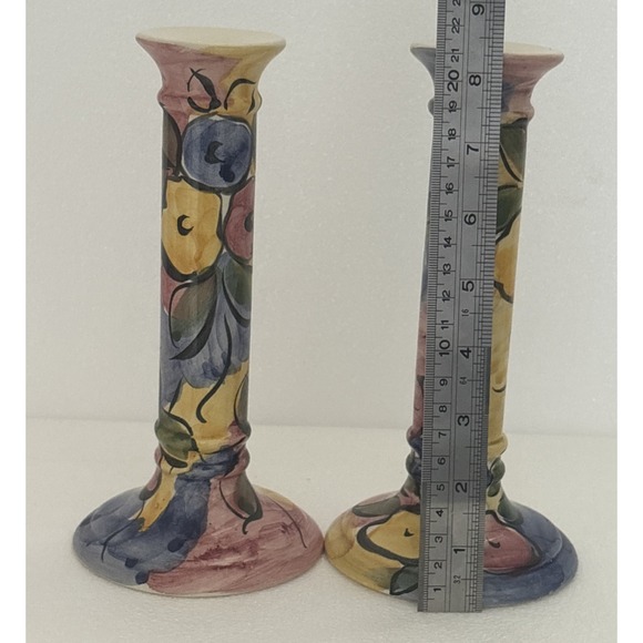 Jay Willfred Ceramic Taper Candle Holders Div of Andrea‎ by Sadek - Picture 3 of 12